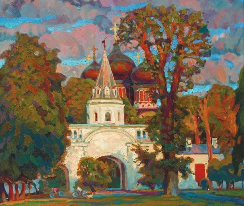 Выставка "Московские усадьбы" в творчестве художника Виктора Маторина