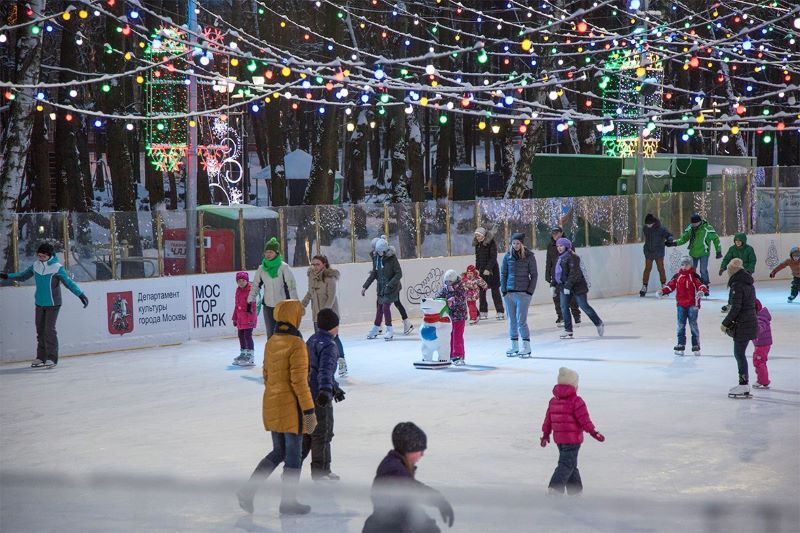Акция "Ночь на катке" пройдет 3 марта на 11 катках в парках Москвы