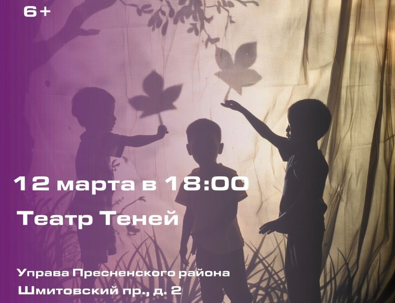 Магия Театра Теней: интерактивная программа для детей и взрослых. 12.03.25. 6+