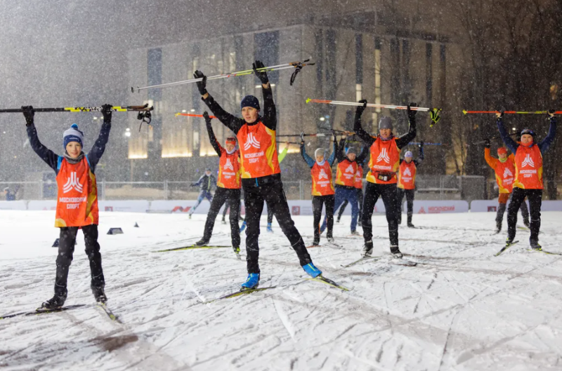 Лыжно-биатлонная трасса в Лужниках.5+