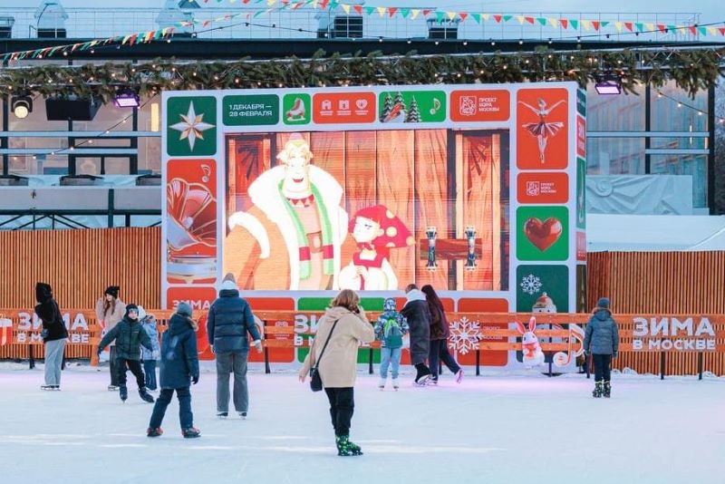 Мероприятия и мастер-классы проекта «Зима в Москве» на Воробьёвых горах.3+