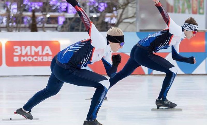 Конькобежный фестиваль «Московские молнии» на ВДНХ.14.02.5+