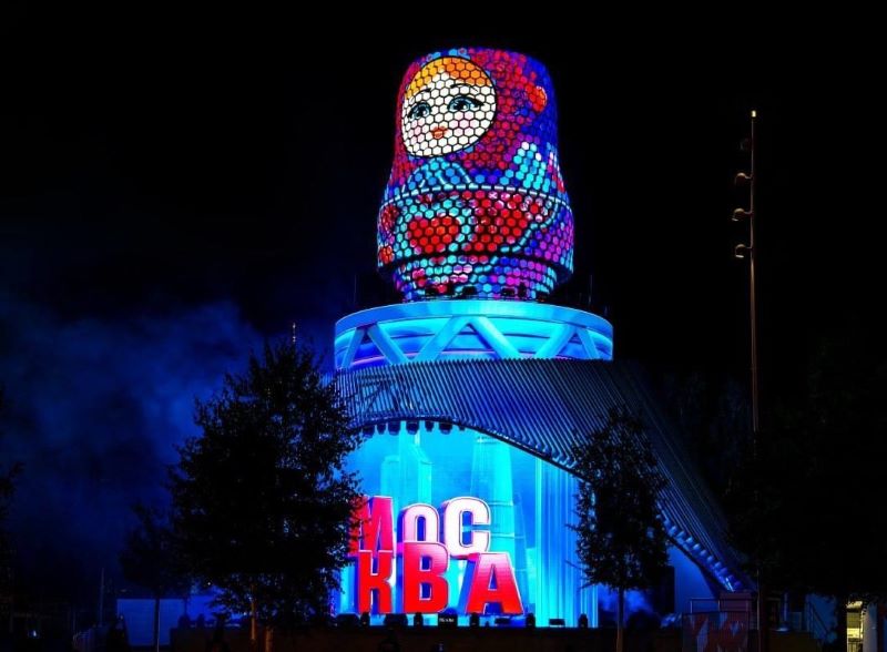 Световое шоу «Матрешка Москвы» в Зарядье.4 ноября в 21-00.4+