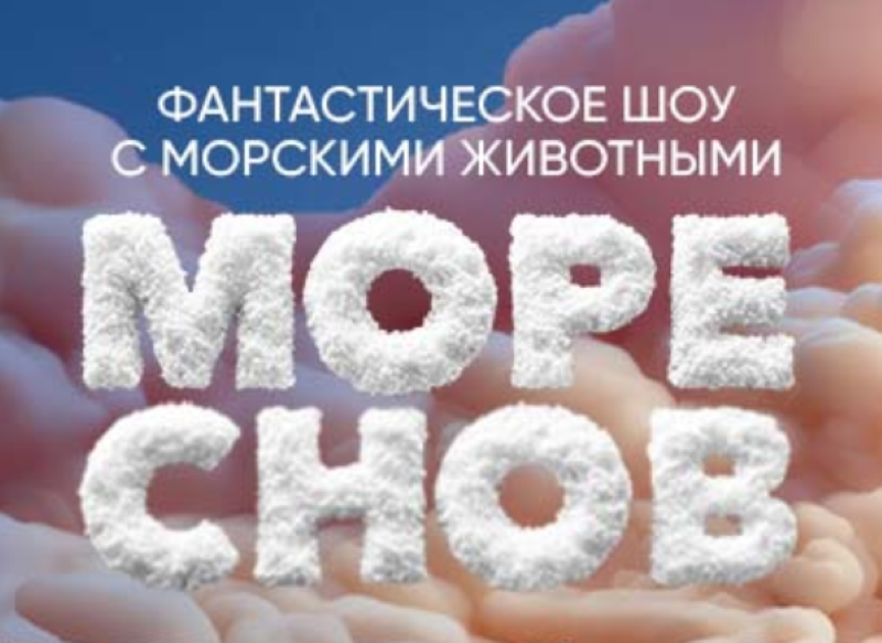 Шоу с участием морских животных «Море Снов» в Москвариуме.0+