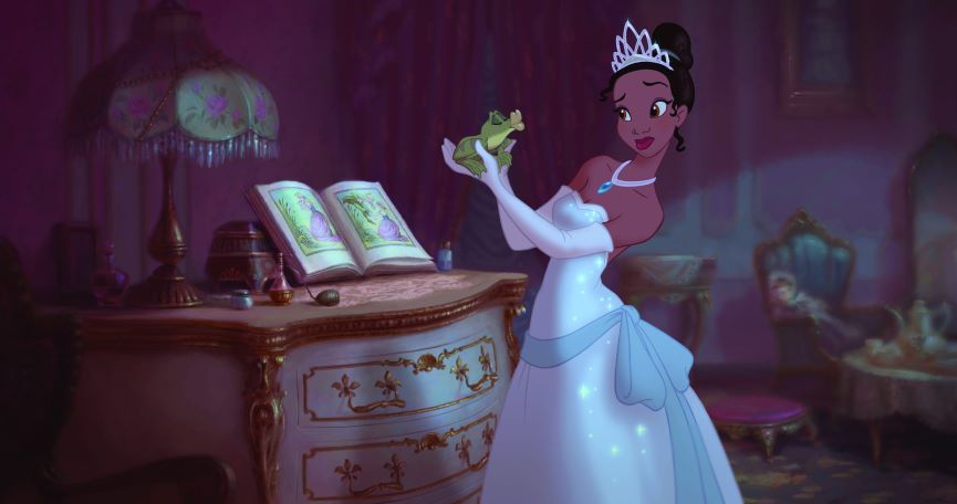 кадр из мультфильма Принцесса и Лягушка