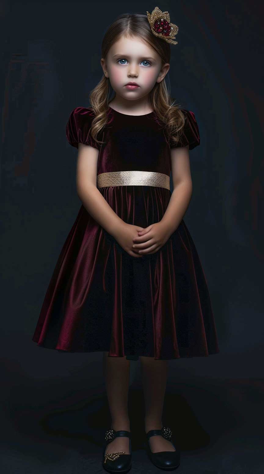 Маленькая девочка в платье Том Форд