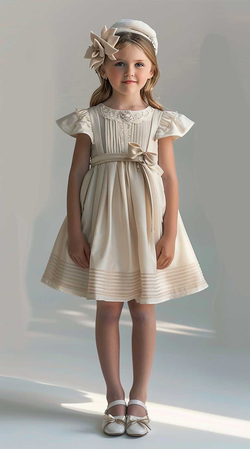 Девочка детсадовского возраста в платье от Монклёр 