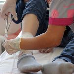 оказание помощи в детском травмпункте