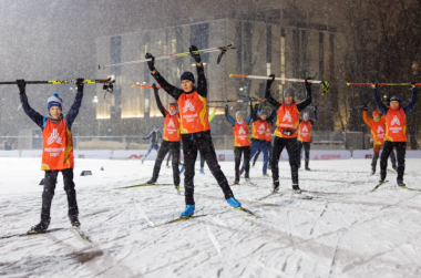 Лыжно-биатлонная трасса в Лужниках.5+